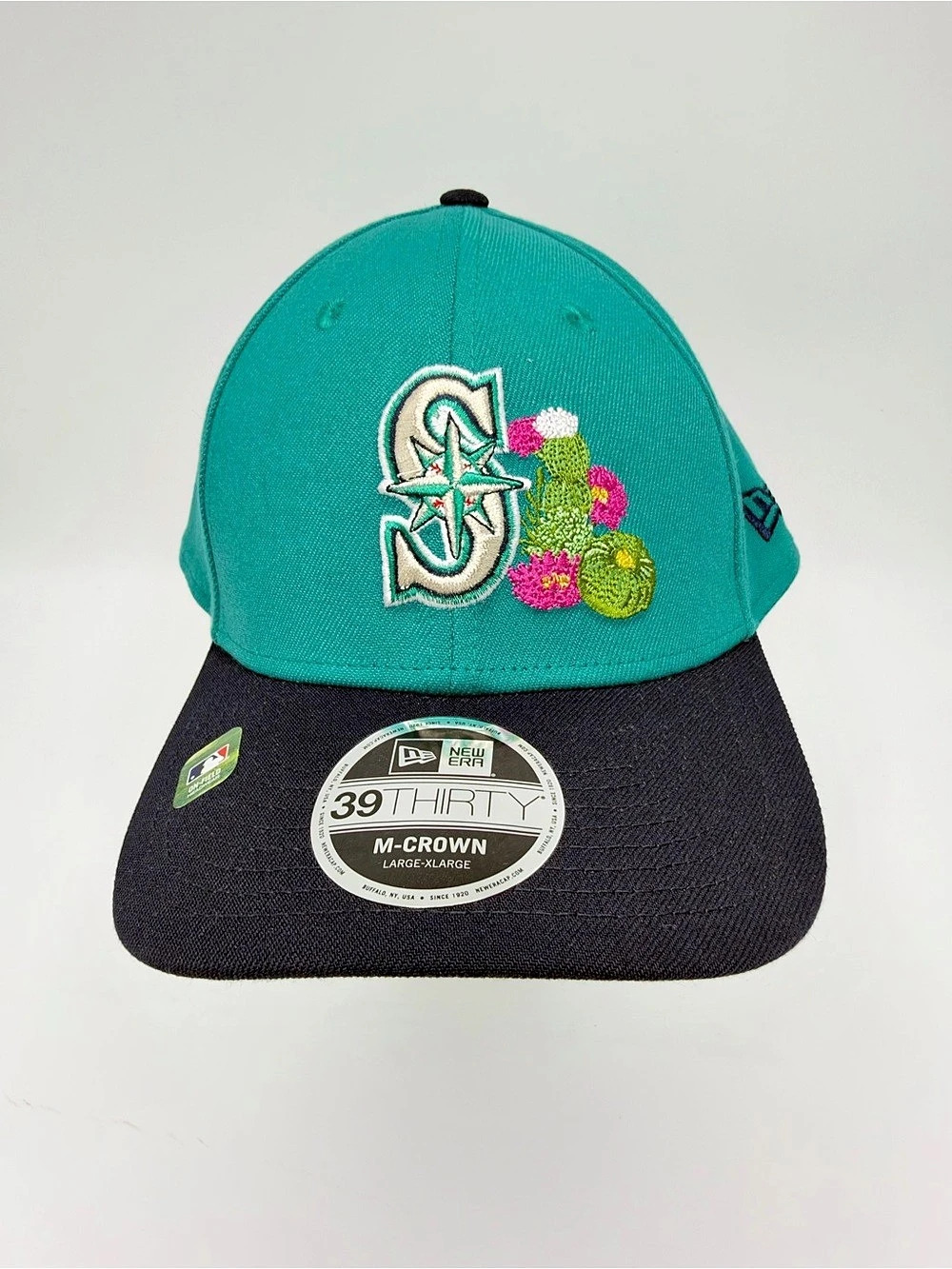 New Era Seattle Mariners 2026 Spring Training 39THIRTY Cactus Flex Hat L/XL NWT